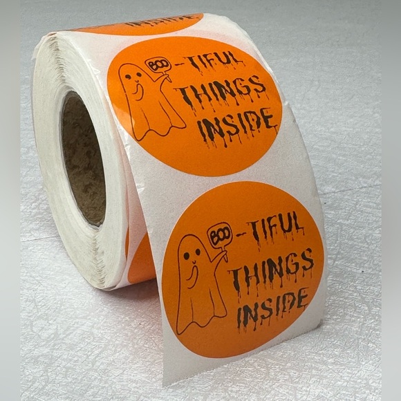 Boo-tiful Things Inside Sticker  Halloween Sticker, sticker for small business - Picture 10 of 11